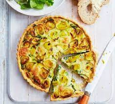 Pea Leek Super Green Tart Recipe Leeks Bbc Good Food Recipes Recipes