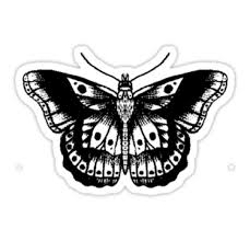 Black And White Harry Styles Butterfly Tattoo Harry Styles Butterfly Tattoo By Lukehemmings Harry Styles Butterfly Harry Styles Tattoos Harry Tattoos