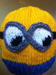At Home With The Lunchbox Guru Despicable Me Minion Hat 2 Knitting Pattern Minion Hats Hat Knitting Patterns Knitting