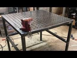 Diy Weld Table And Clamps Home Mfg Days 64 Youtube Welding Table Diy Welding Table Table