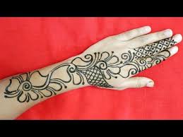 Simple Easy Arabic Mehndi Designs Full Back Hand Mehndi De Graffiti World Back hand arabic mehandi design. simple easy arabic mehndi designs