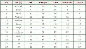 Size Chart Angel Brinks