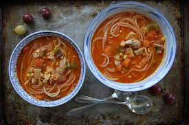 Tomato Chicken Noodle Soup Heather Christo