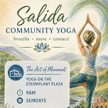 The Art of Movement: Yoga on the SteamPlant Plaza