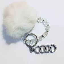 Bling Audi Keychain With Crystals Audi Sleutelhanger Bling Car Logo Bling Audi Logo Bling Audi Emblem Audi Key Fob 30 Fo Car Bling Beaded Keychains Keychain