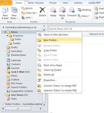 How do you create a desktop folder on a pc? How To Create An Email Folder In Microsoft Outlook 2010