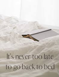 It S Never Too Late To Go Back To Bed Funny Lined Notebook Inspirational Quote Books Seymour 9781690640318 Amazon Com Books