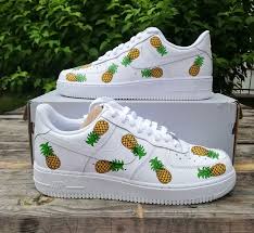Pineapple Air Force One The Custom Movement In 2020 Air Force One Shoes Nike Air Shoes Nike Air Force Ones