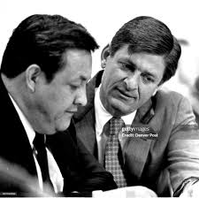 Sen. Larry Trujillo and Sen. Terry Considine during hearing