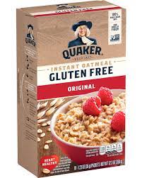 Oats are a magical grain. Gluten Free Instant Oatmeal Original Flavor Quaker Oats
