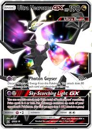 Ultra Necrozma Gx Custom Pokemon Card Cool Pokemon Cards Pokemon Cards Pokemon Cards Legendary
