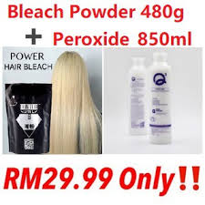 Lemon juice opens your cuticle and lifts color. mix lemon juice, water, and a teaspoon of hair oil (or olive oil) in a spray bottle. Bleaching Powder Peroxide Developer Value Set Shopee Malaysia