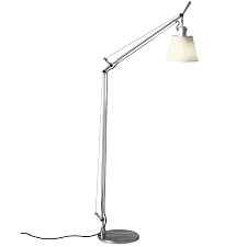 Artemide Tolomeo Basculante Lettura Floor Lamp Parchment Diffuser Finnish Design Shop