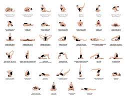 Maybe you would like to learn more about one of these? 75 Yoga Poses Pdf 8 5 X11 In 2021 Yoga Poses Chart Yoga Poses Names Hard Yoga Poses