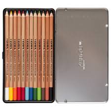 Lyra Rembrandt Polycolor Coloured Pencil Set Metal Box 12 Pcs