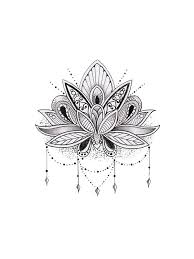 Mandala Lotus Flower By Mermaidnatalie Tattoos Black Tattoos Lotus Flower Tattoo Design
