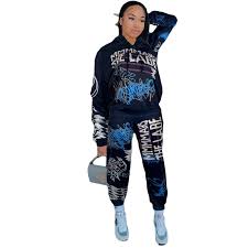 Matching loungewear, bra and panty sets & more. Graffiti Streetwear Two 2 Piece Set Women Ladies Tracksuit Female Hoodies Sweart Pants Joggers Women Matching Sets Outfits Pant Suits Aliexpress