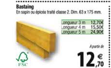 Offre Bastaing Chez Bricorama