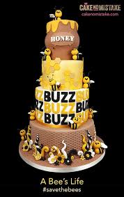 A Bee S Life A Huge 4 Tier Cake To The Celebrate All The Hard Work The Bees Do Save The Bees They Do An Im Bee Cakes Cookie Recipes Decorating Novelty Cakes
