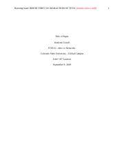 Nonetheless, both types of papers amount to the same writing process. Template For Program Outcomes Retrospective Paper Docx Running Head Insert First 50 Characters Of Title Double Click To Edit Be Sure To Use Tab After Course Hero