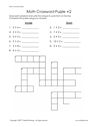 Maybe you would like to learn more about one of these? Math Crossword Puzzle Lesson Plans Worksheets Reviewed By Teachers