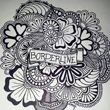 Borderline Bpd Zentangle By Amy Wise Ink Drawing Zentangle Drawings