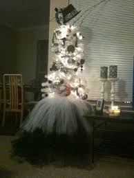Black And White Christmas Tree Skirt Black And White Christmas Tree With The Tutu Tree Skirt Christmas Tree Hat Christmas Tree Xmas Decorations