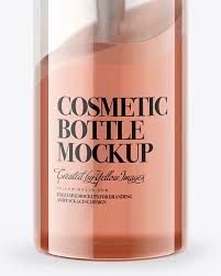 Cosmetic Bottle Mockup In Bottle Mockups On Yellow Images Object Mockups