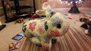 My African Flower Rabbit Crochet African Flowers Crochet Rabbit African Flowers