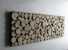 Wood Slice Wall Art Sculpture Peinture Murale A Faire Soi Meme Rondelles De Bois Deco Bois