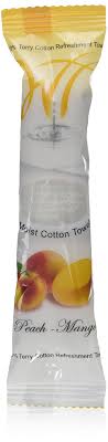 S&t microfiber cleaning cloth these microfiber towels can be bought in quantities of 25, 50, or 100. White Towel Services 8 X 8 Inch Moist Cotton Towel Individually Wrapped Scent Case Of 50 Peach Mango Buy Online In Antigua And Barbuda At Antigua Desertcart Com Productid 4450804