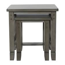 Osp Home Furnishings Hillsboro Grey Wash Nesting Table Gray Wash Home Furnishings Nesting Tables Grey Wash