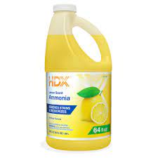 It can be denoted by the symbols nh3(aq). Hdx 64 Oz Lemon Ammonia 19718615031 The Home Depot