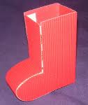 Nikolaus Stiefel Aus Pappe Basteln Nikolaus Basteln Geschenktute Basteln Basteln Weihnachten