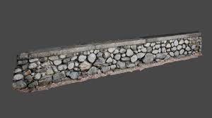 Big stone blocks wall 4k seamless texture. 3d Natural Stone Wall Photo Scan With Stone Textures