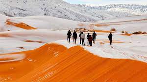 Snow on the sahara was the first studio album recorded by anggun in english. It Snowed In The Sahara And The Photos Are Beautiful Cnn