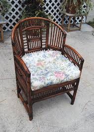 Vintage Brighton Style Rattan Bamboo Chair Asian Chinoiserie Etsy Bamboo Chair Chair Rattan