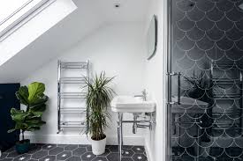 This bathroom suite by kirkwood shows how a clever design scheme can overcome the restrictions of a small space, without compromising style or storage. 15 Loft Bathroom Ideas That Utilise Space Brilliantly