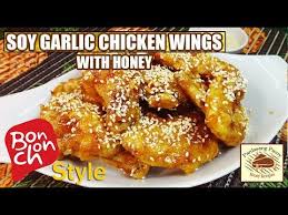 Soy Garlic Chicken Wings With Honey Crunchy And Tasty Like Bonchon Youtube In 2020 Soy Garlic Chicken Honey Chicken Recipe Garlic Chicken