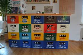 Bar Bierkistenbar Led Theke Holztheke In Mobel Wohnen Mobel Barhocker Stehtische Ebay Partyraum Einrichten Bierkisten Partyhutte