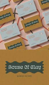 There are websites that offer printing business cards, but these are far from being cheap, don't offer much variety, and the quality of the end result varies between sites. House Of Clay Business Card Business Card Design Inspiration In 2021 Make Business Cards Business Card Design Inspiration Business Card Inspiration