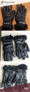 Harley Davidson Fur Leather Cashmere Lined Gloves Harley Davidson Accessories Leather Harley Davidson Women