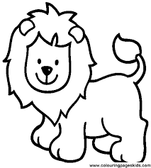 Simple Color Pages Fun Coloring Lion Coloring Pages Animal Coloring Pages Zoo Animal Coloring Pages