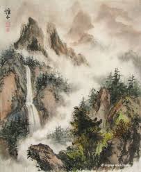 Landscapes Virginia Lloyd Davies Joyful Brush Oil Painting Abstract Chinese Landscape Painting Abstract Art Painting