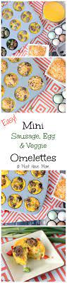 Easy Mini Sausage Egg Veggie Omelettes Recipe Quick On The Go Breakfast That Is Easy And Doubles As A F Breakfast Recipes Easy Recipes Favorite Recipes Easy