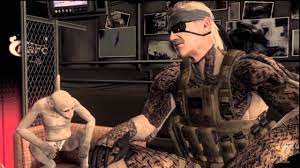 Metal Gear Solid 4 Old Snake Meets The Beauty And The Beast Unit Youtube