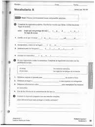 Lección 1 vocabulario y gramática. Unit 3 Lesson 1 Ws