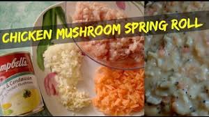 Saya pencinta cheese.apa2 mesti nak letak cheese.lagi pun cara membuatnya mudah dan ringkas. Resepi Popia Ayam Cendawan Chicken Mushroom Spring Rolls Youtube