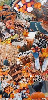 Fall Collage Aesthetic Iphone Wallpaper Abstract Art Wallpaper Fall Wallpaper