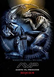 Avpr Aliens Vs Predator Requiem 27x40 Movie Poster 2007 Predator Movie Predator Movie Poster Alien Vs Predator
